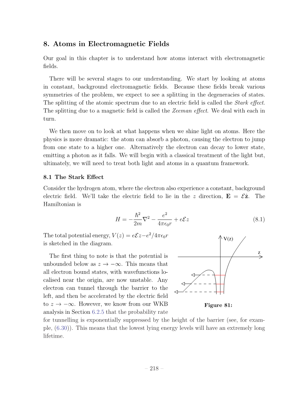 8. Atoms in Electromagnetic Fields