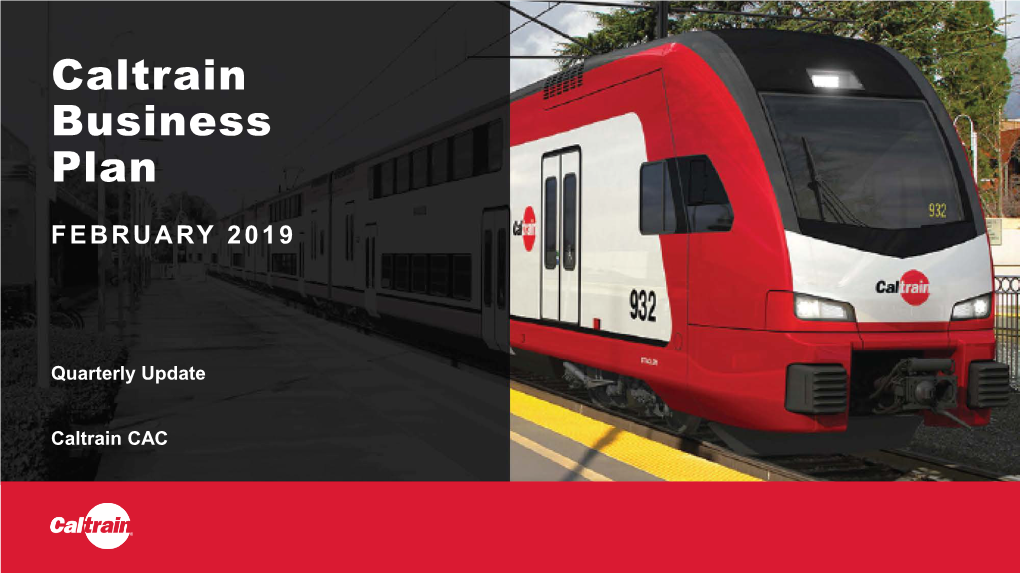 Caltrain Business Plan