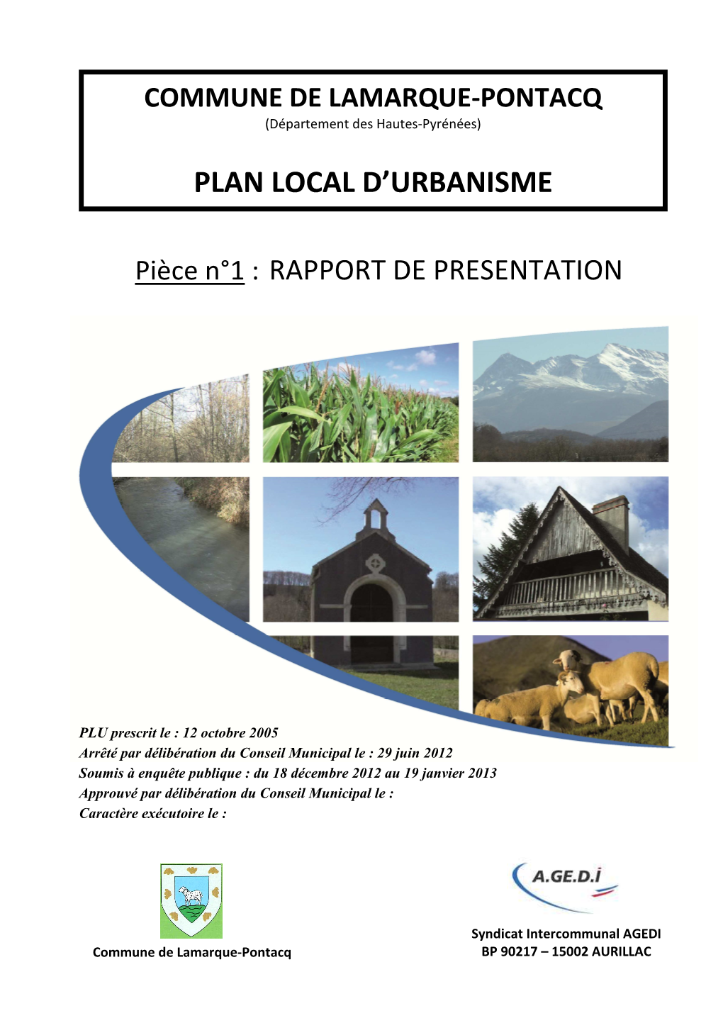 1-Rapport De Présentation \(Lamarque 09-08-2013\)
