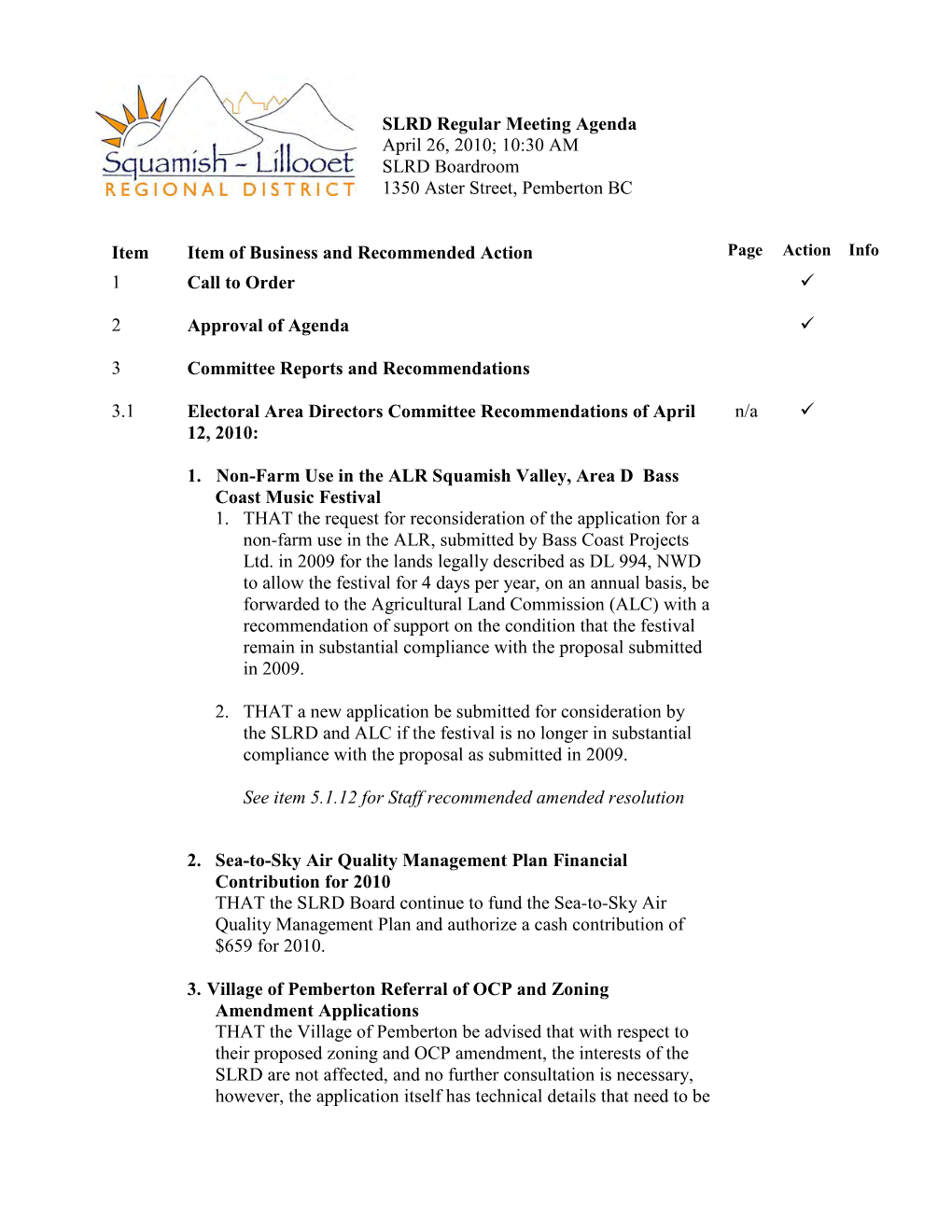 Squamish-Lillooet Regional District Regional Growth Strategy Bylaw No