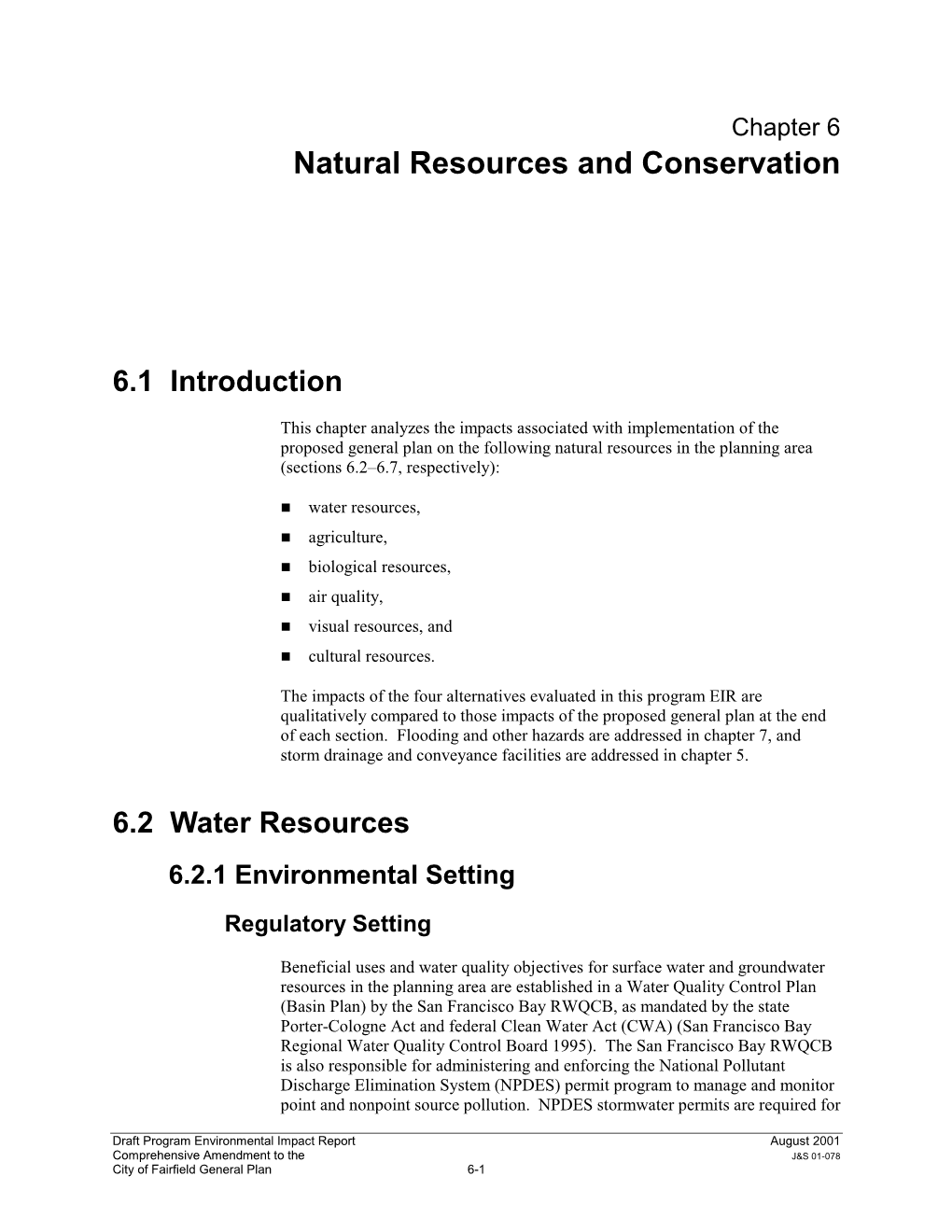 Natural Resources and Conservation