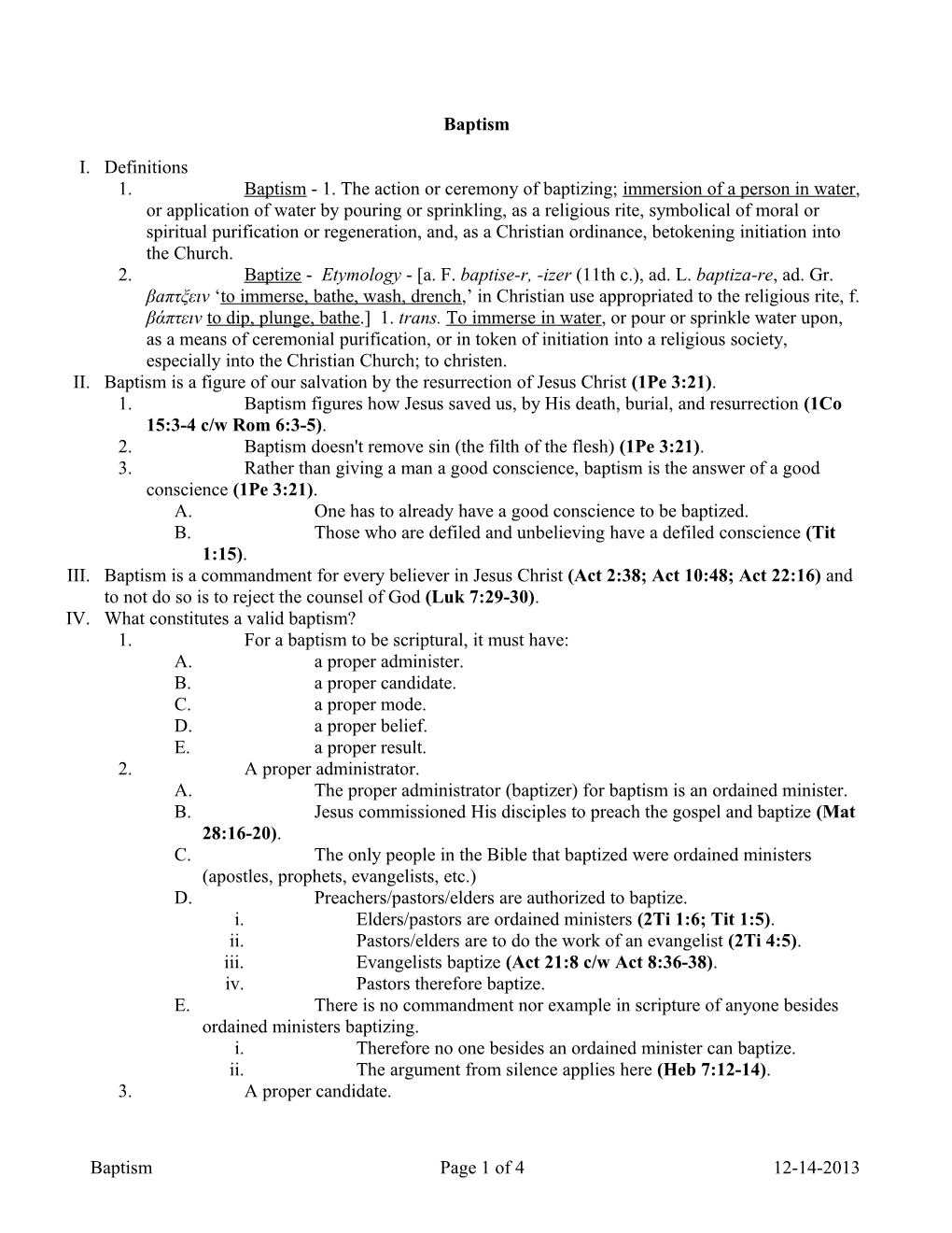 Basic Bible Doctrine s1