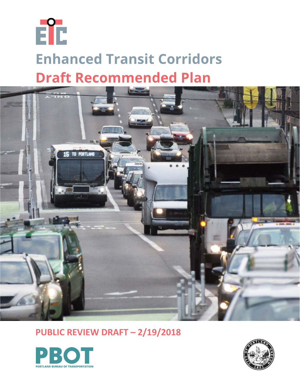 Enhanced Transit Corridors Draft Recommended Plan