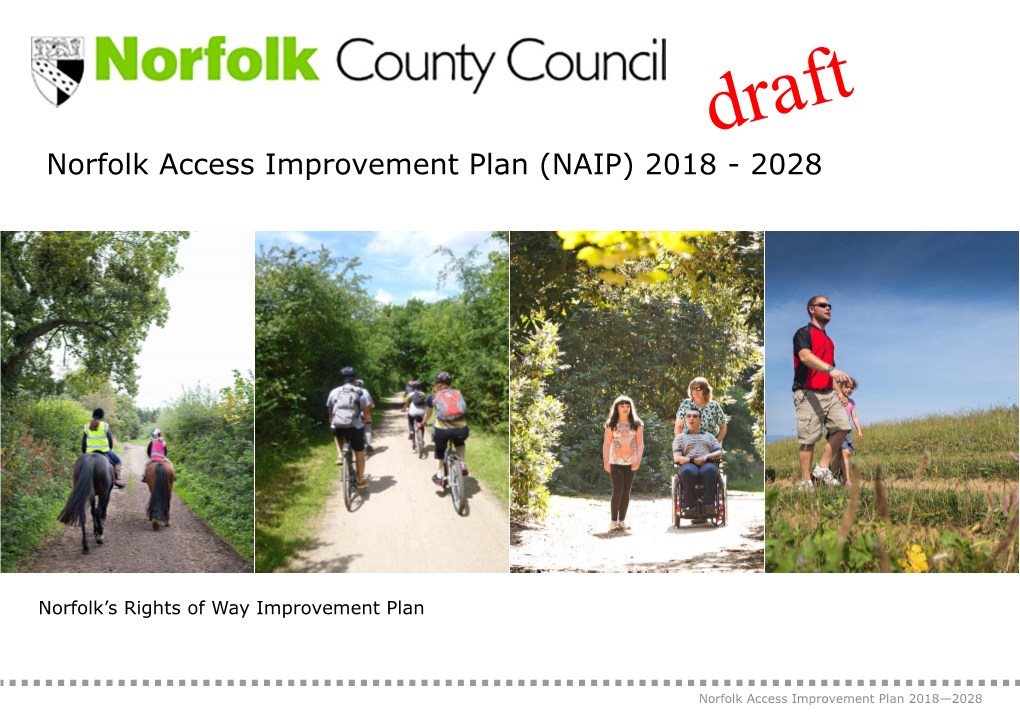 Norfolk Access Improvement Plan (NAIP) 2018 - 2028