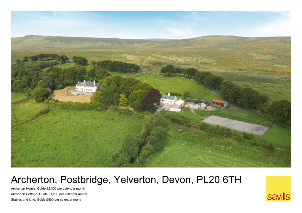 Archerton, Postbridge, Yelverton, Devon, PL20