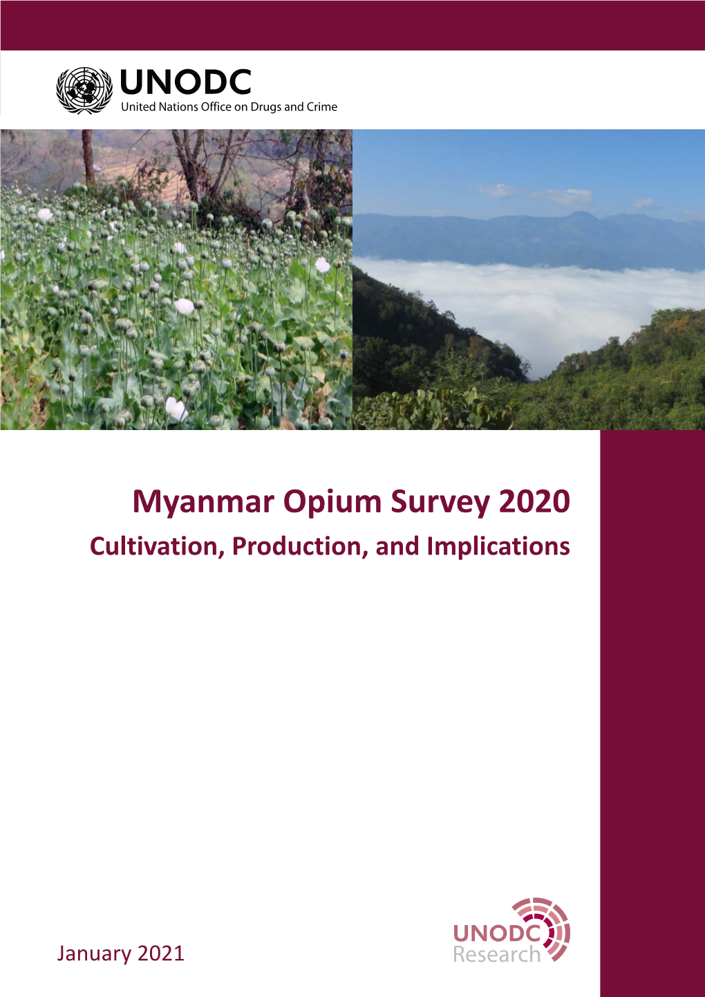 Myanmar Opium Survey 2020 Cultivation, Production, and Implications