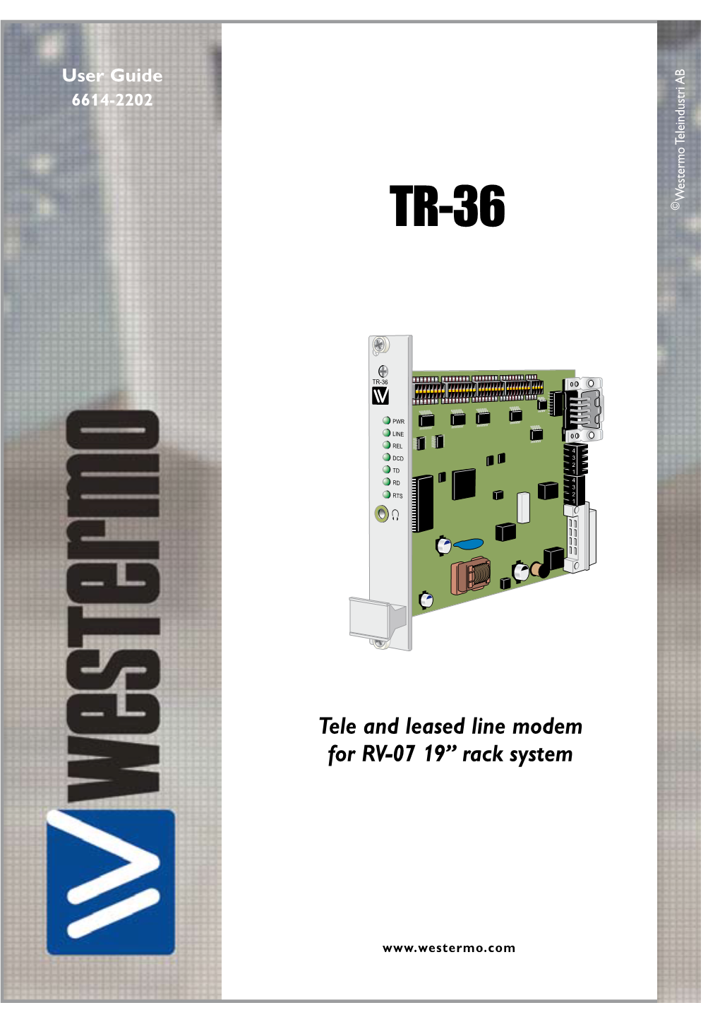 Tele and Leased Line Modem for RV-07 19” Rack System