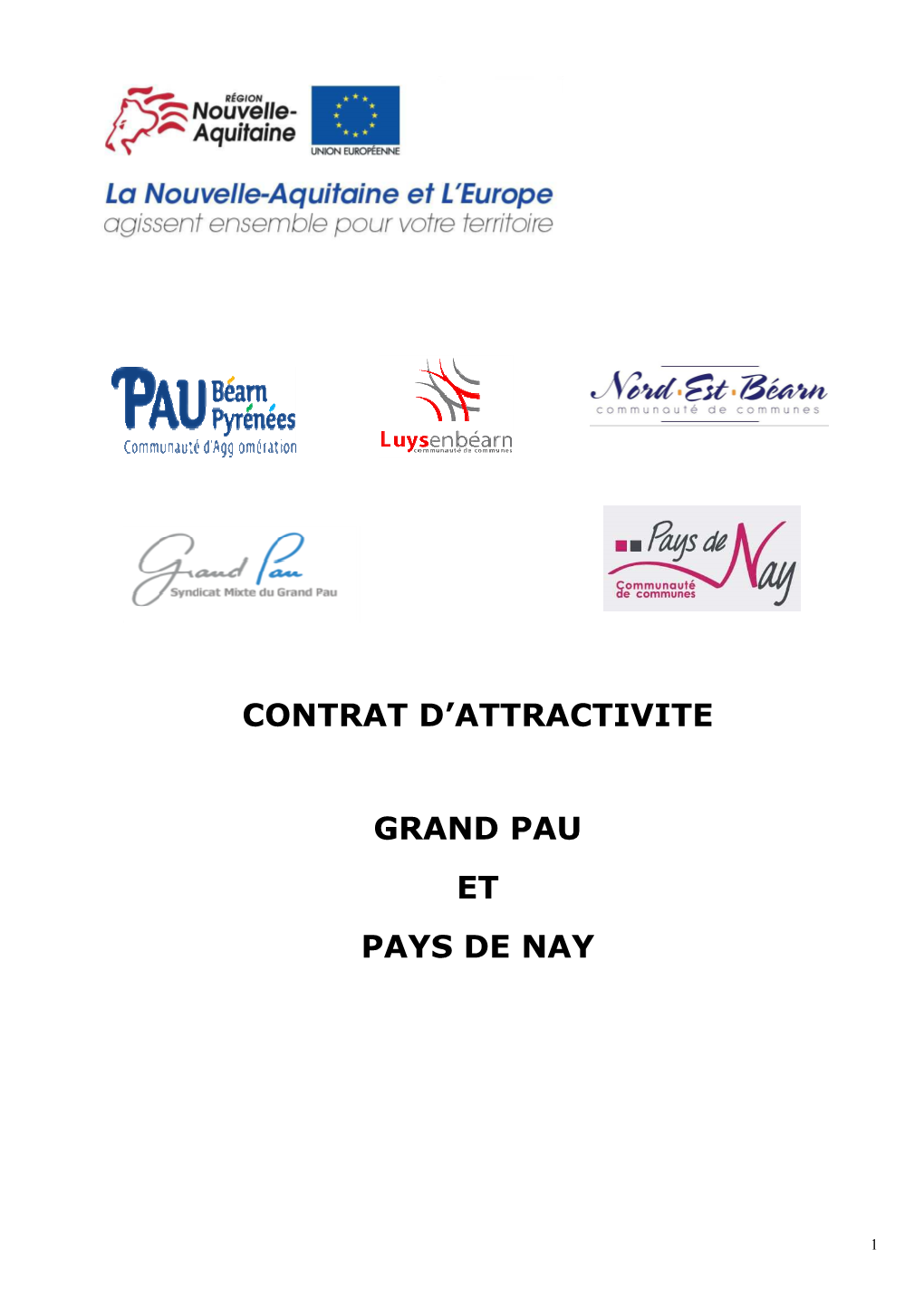 Contrat D'attractivité De Grand Pau Pays De