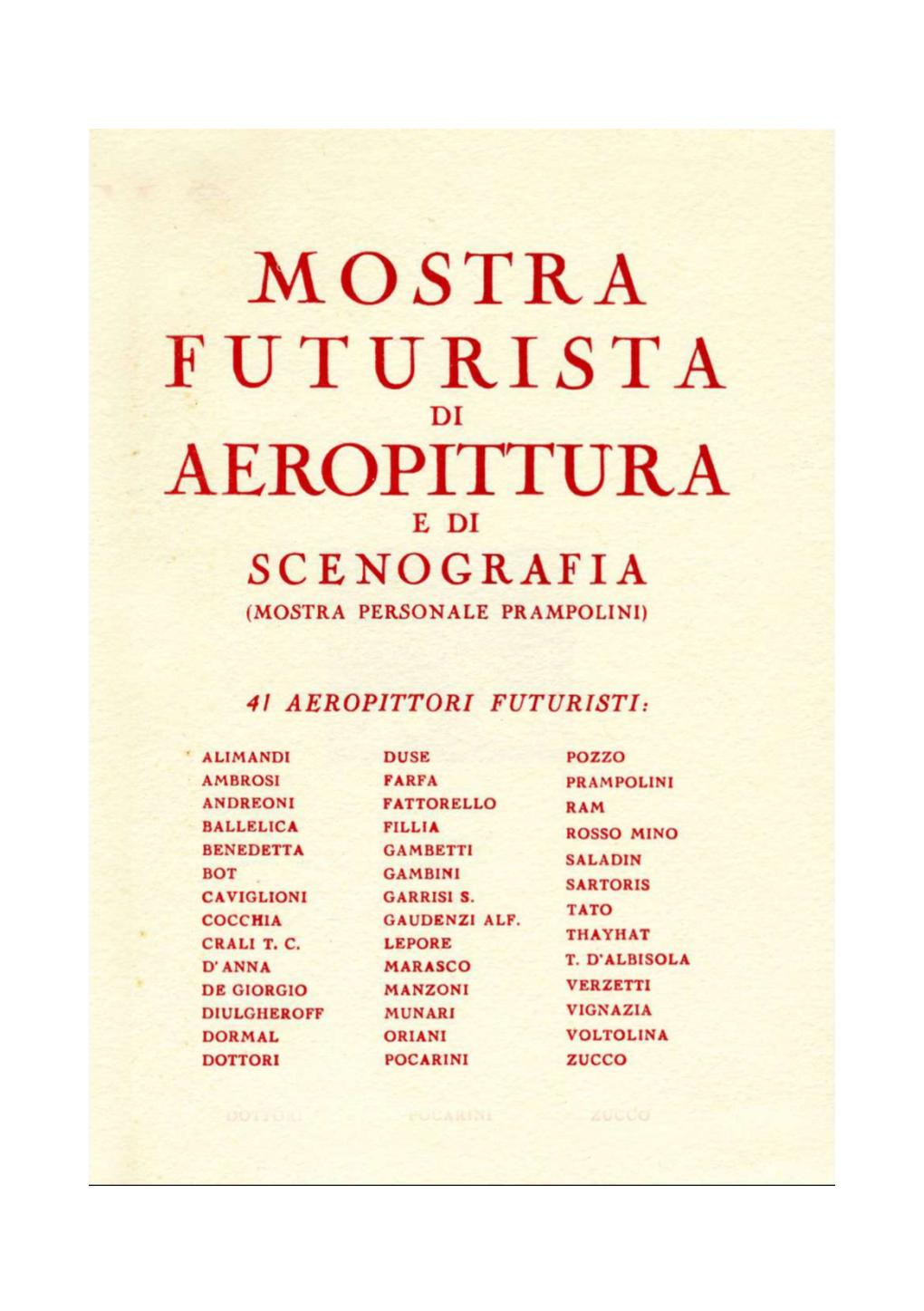 Mostra Futurista Aeropittura