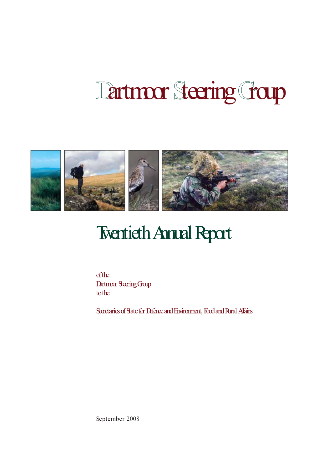 Dartmoor Steering Group 20Th Annual Report