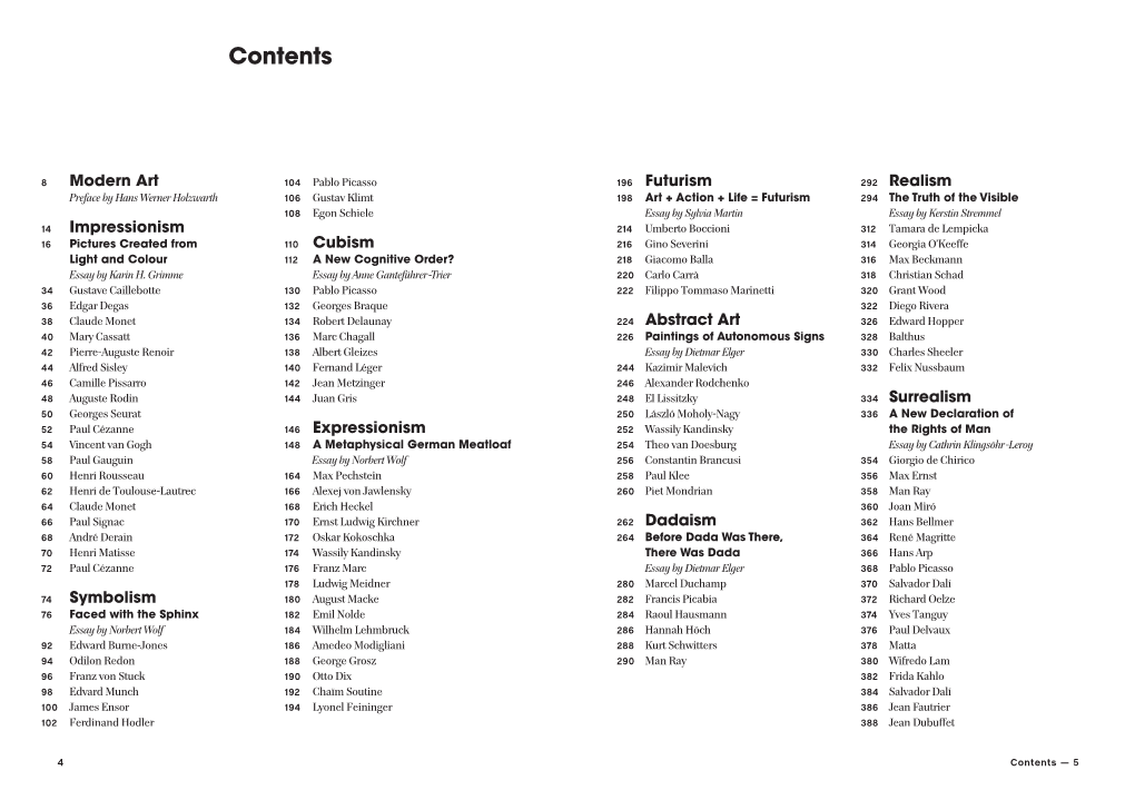 Table of Contents