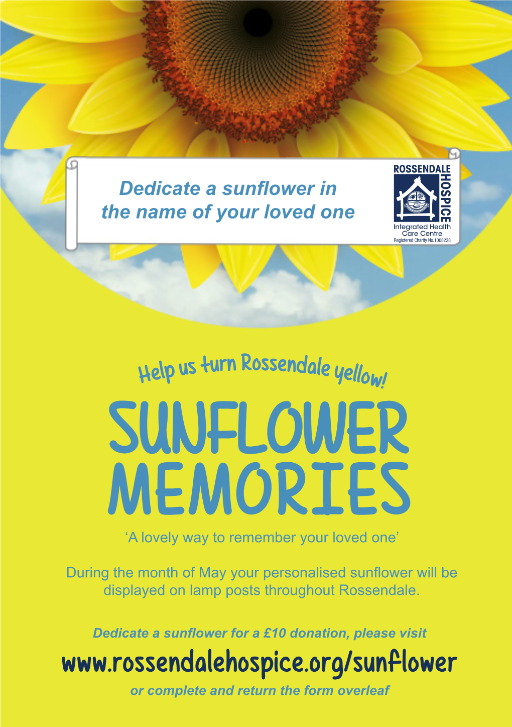 SUNFLOWER MEMORIES ‘A Lovely Way to Remember Your Loved One’