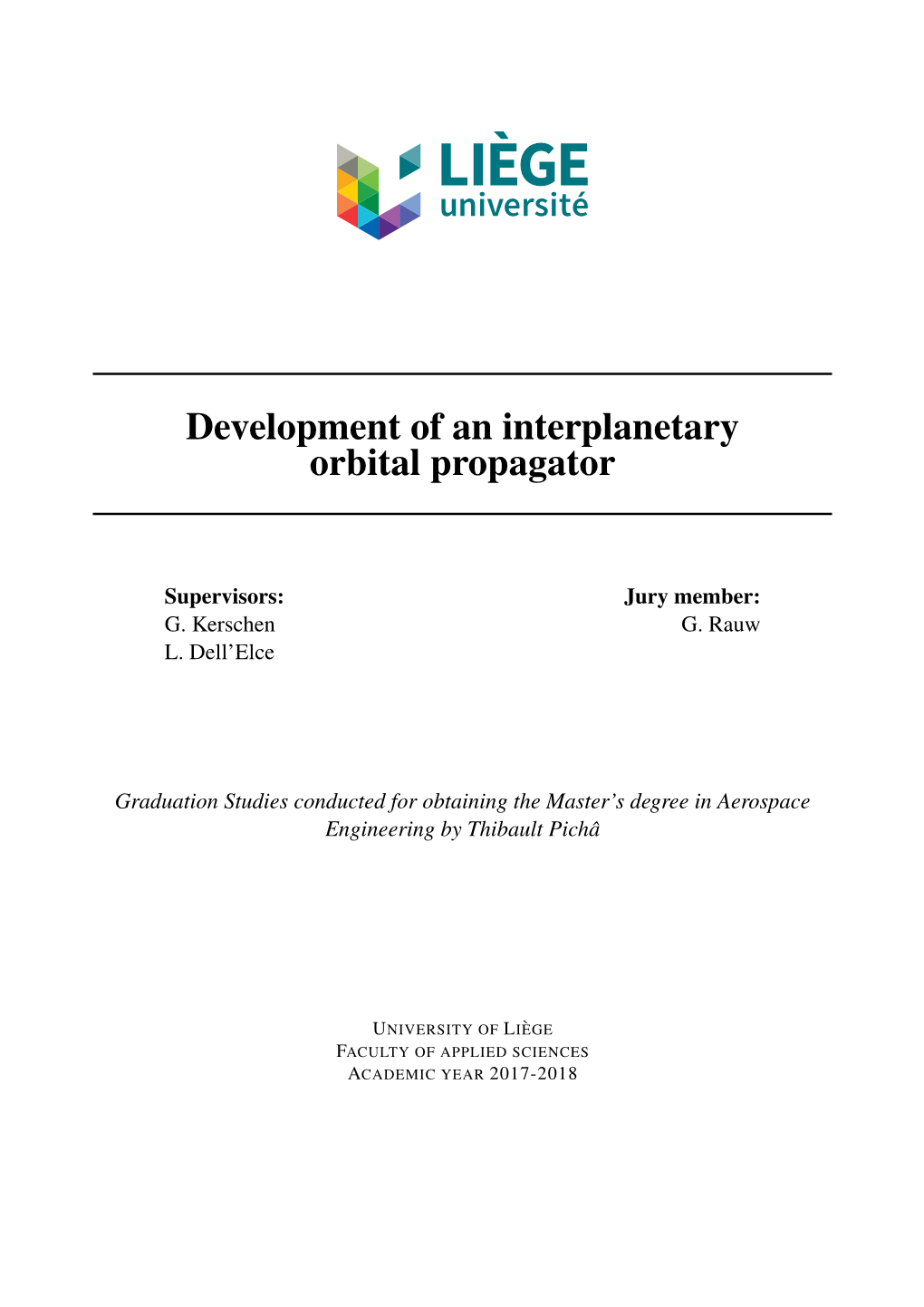 Development of an Interplanetary Orbital Propagator