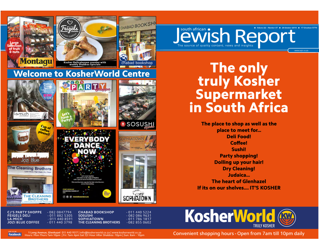 Kosherworld Centre the Only