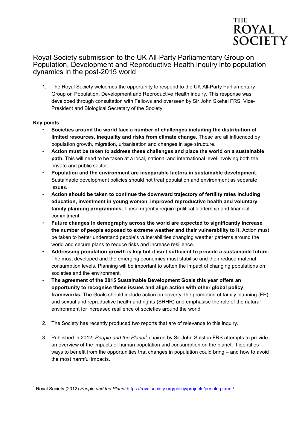 12-14 Response to APPG Population Development and Reproductive