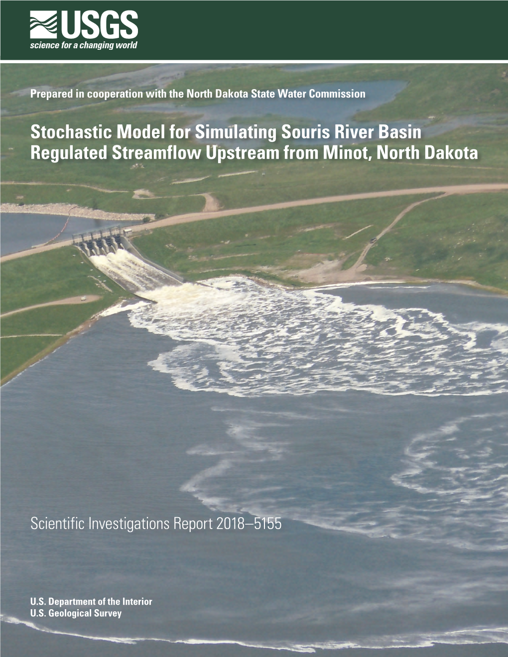 Stochastic Model for Simulating Souris River Basin Regulated Streamflow Upstream from Minot, North Dakota