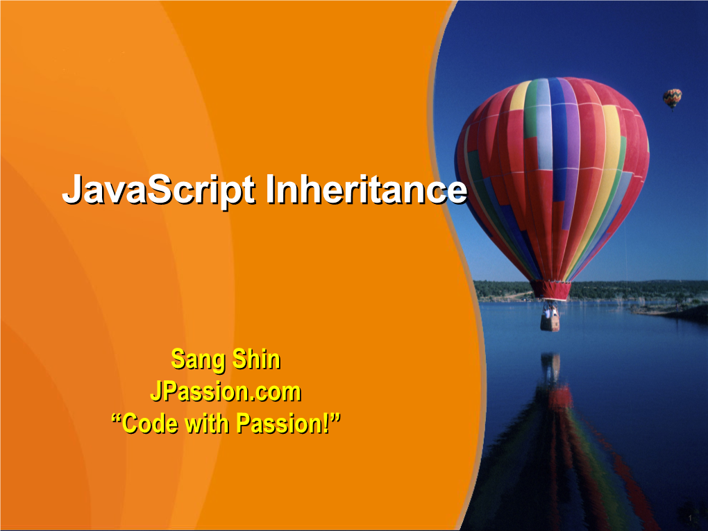 Javascript Inheritanceinheritance