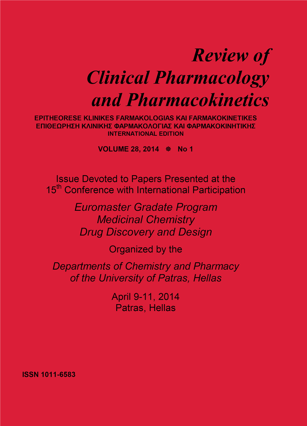 Review of Clinical Pharmacology and Pharmacokinetics INTERNATIONAL EDITION