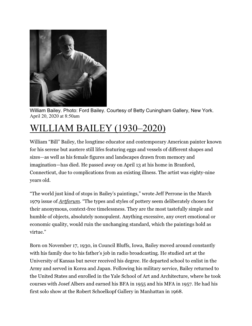 William Bailey