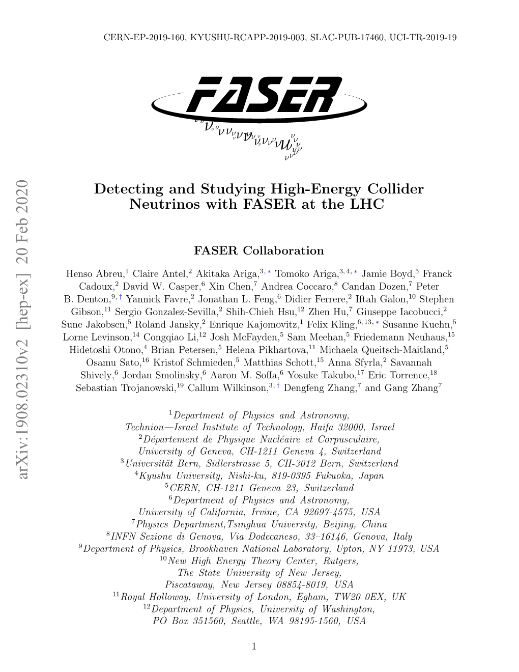 Detecting and Studying High-Energy Collider Neutrinos with FASER at the LHC