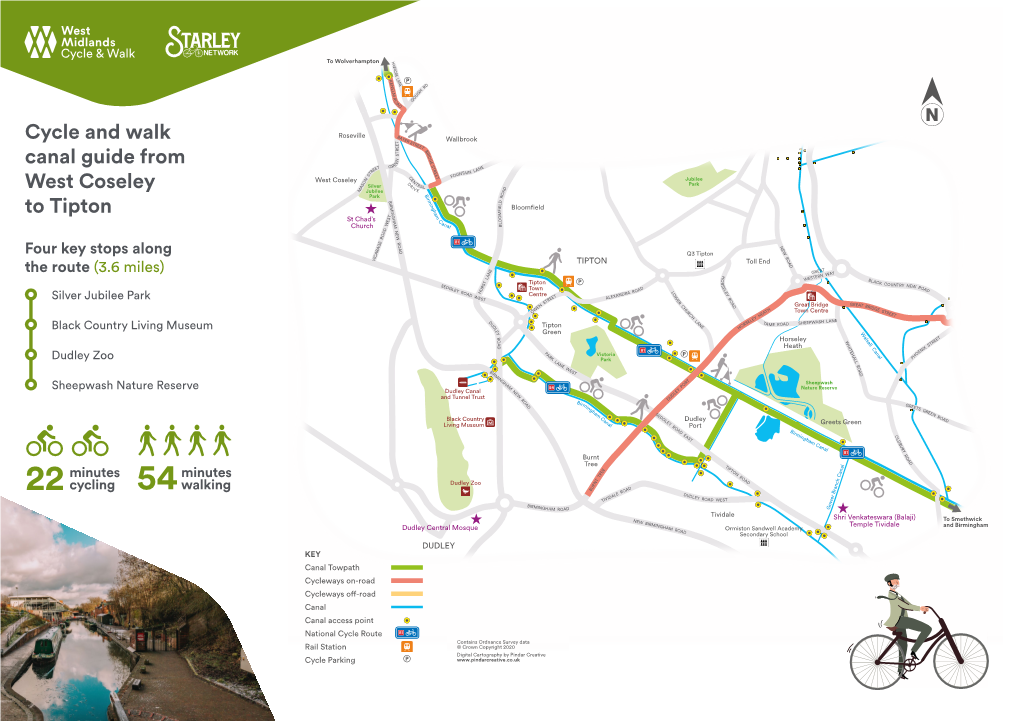 Cycle and Walk Canal Guide from West Coseley to Tipton