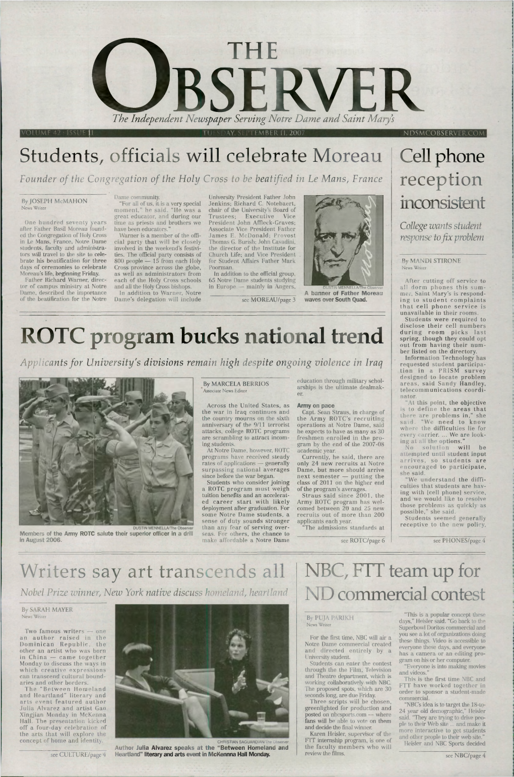 ROTC Program Bucks National Trend out from Having Their Num­ Ber Listed on the Directory