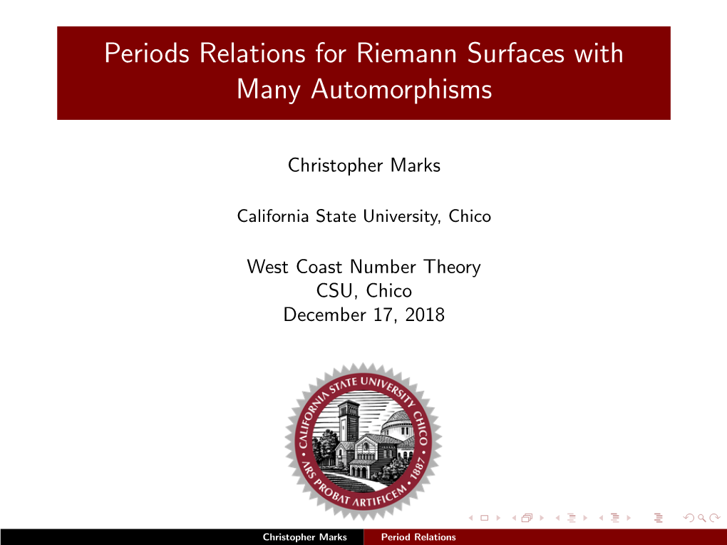 Periods Relations for Riemann Surfaces with Many Automorphisms