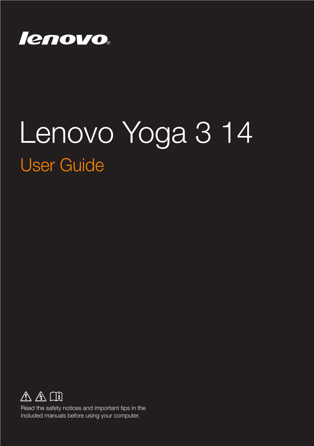 Lenovo Yoga 3 14 User Guide