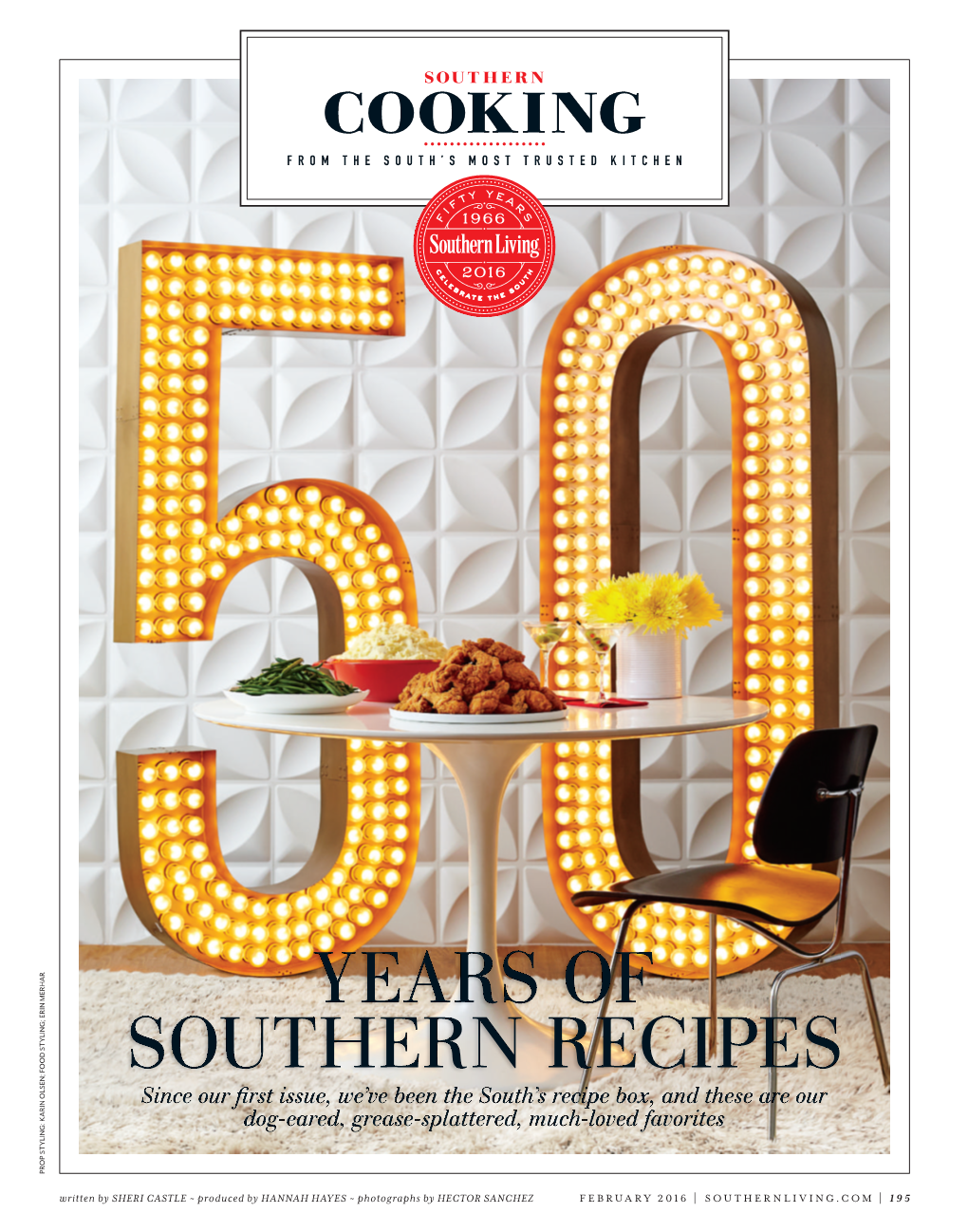 Years of Southern Recipes