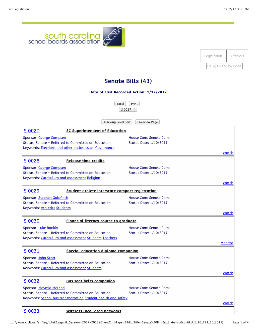 List Legislation 1/17/17 3:33 PM
