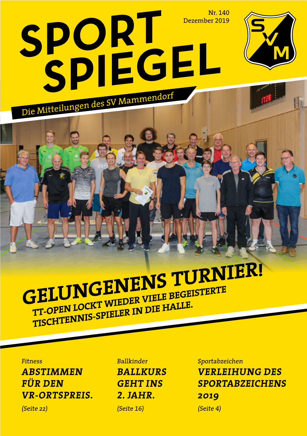 Sportspiegel Ausgabe Nr