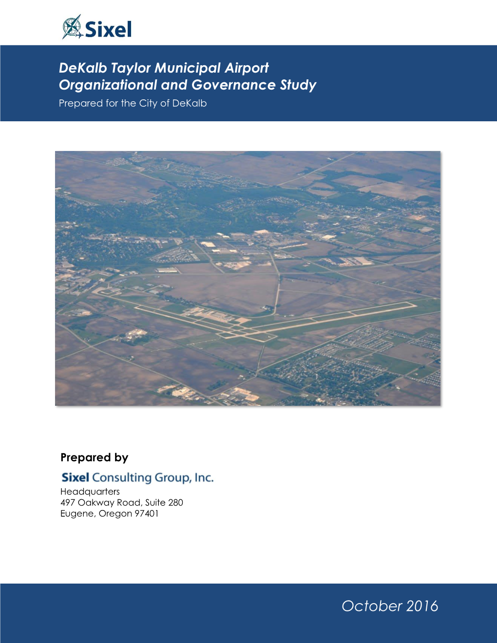 Dekalb Taylor Municipal Airport Organizational and Governance Study