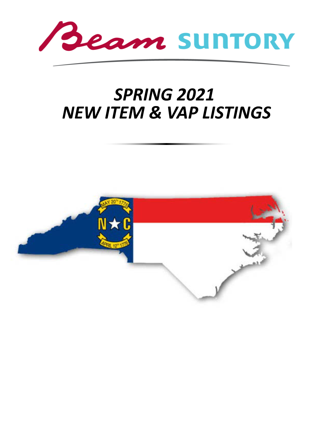 Spring 2021 New Item & Vap Listings