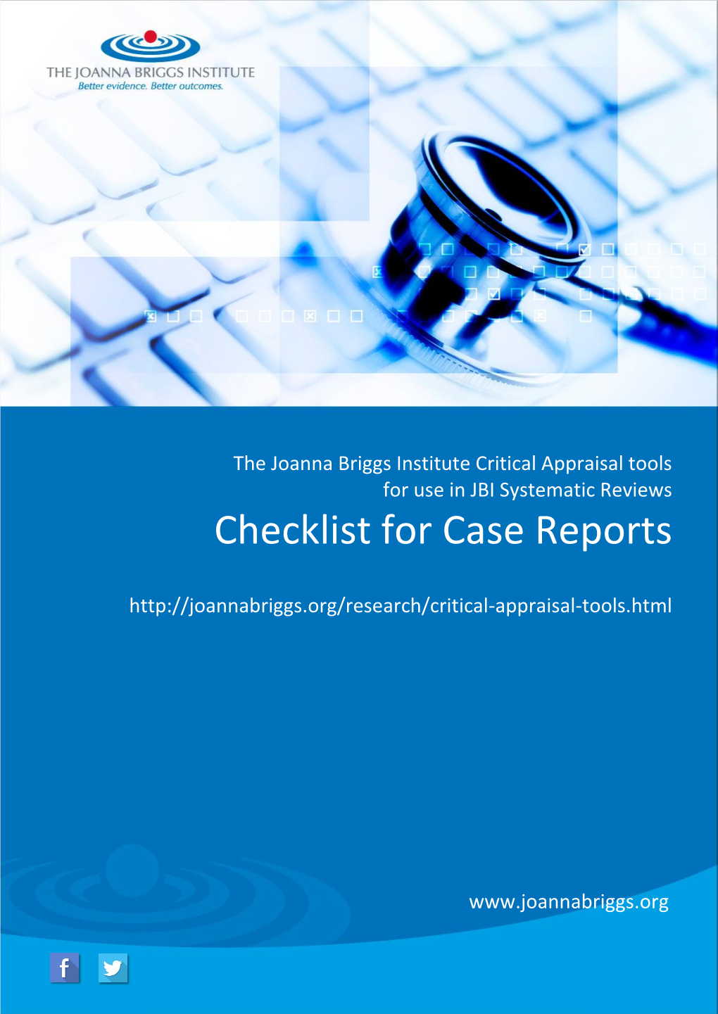 © Joanna Briggs Institute 2017 Critical Appraisal Checklist for Case Reports
