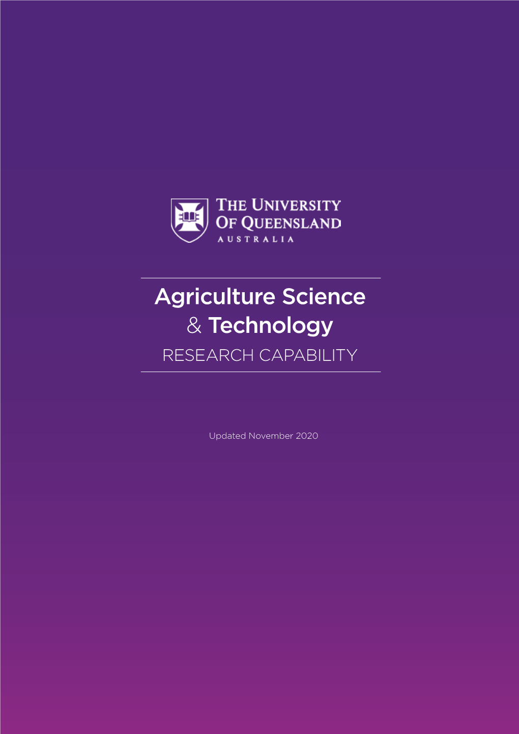 Agriculture Science & Technology