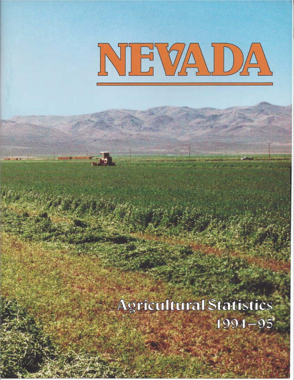 Nevada Agricultural Statistics Service P.O