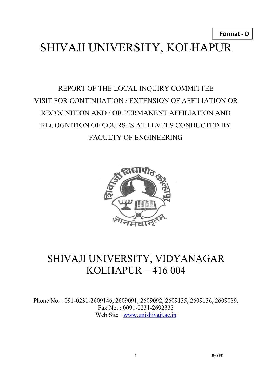 Shivaji University, Kolhapur