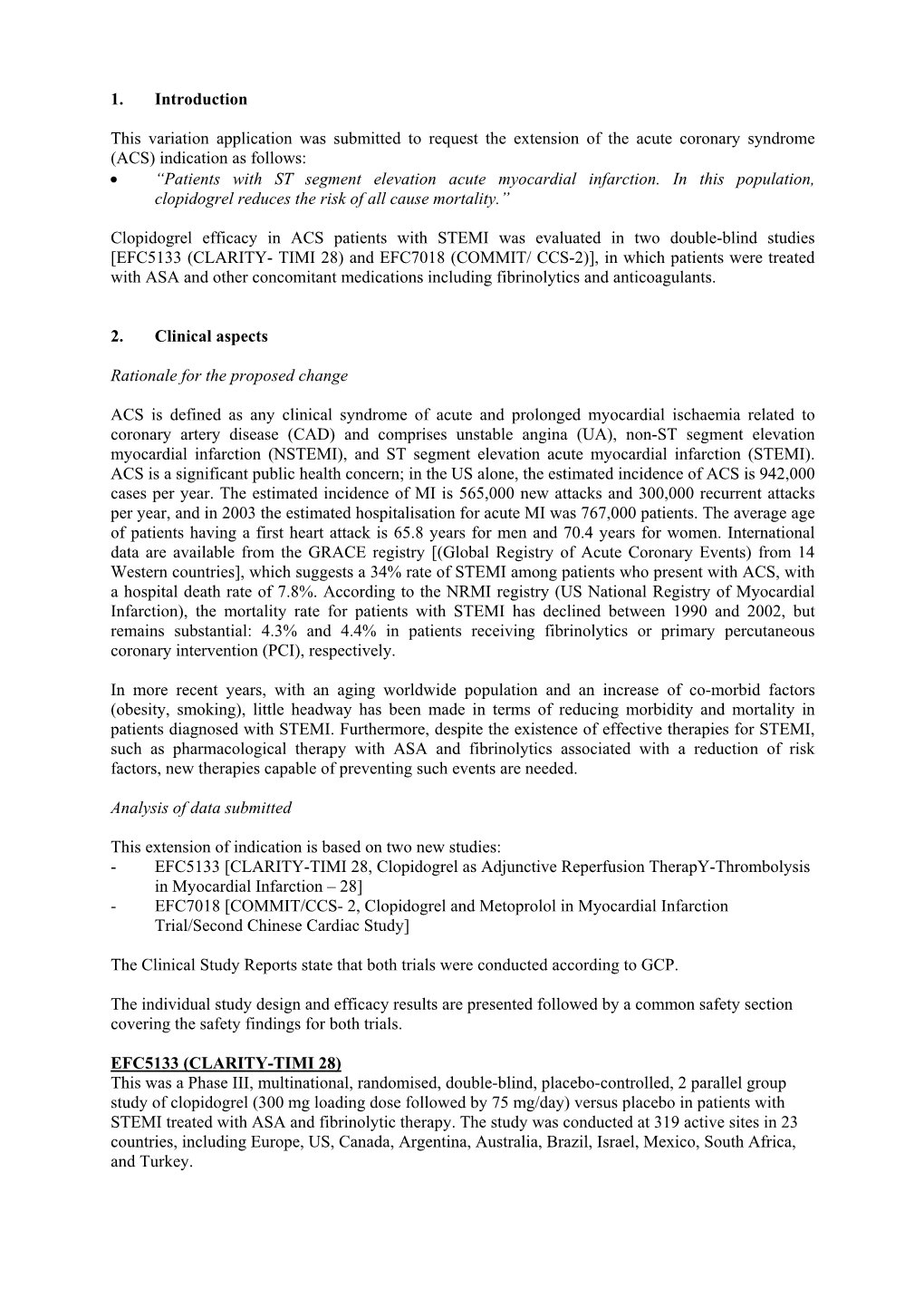 Plavix, INN- Clopidogrel