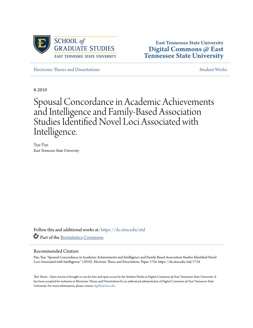 Spousal Concordance in Academic Achievements and Intelligence and Family-Based Association Studies Identified on Vel Loci Associated with Intelligence
