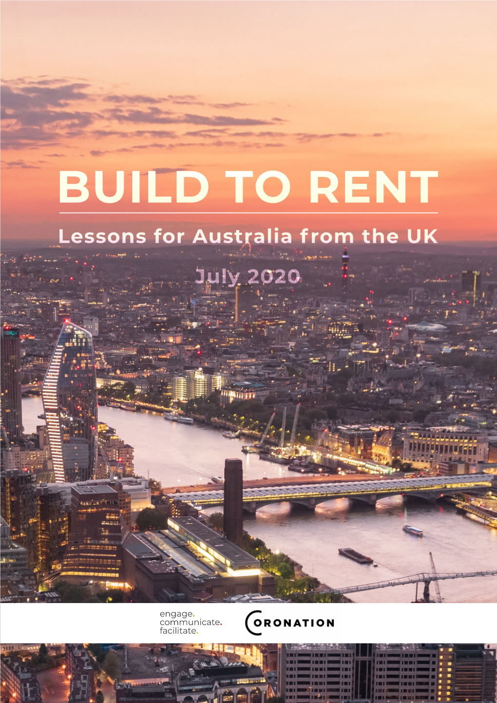 BUILD to RENT Lessons for Australia from the UK