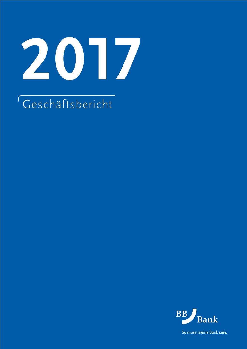 Geschäftsbericht Bbbank | Geschäftsbericht 2017