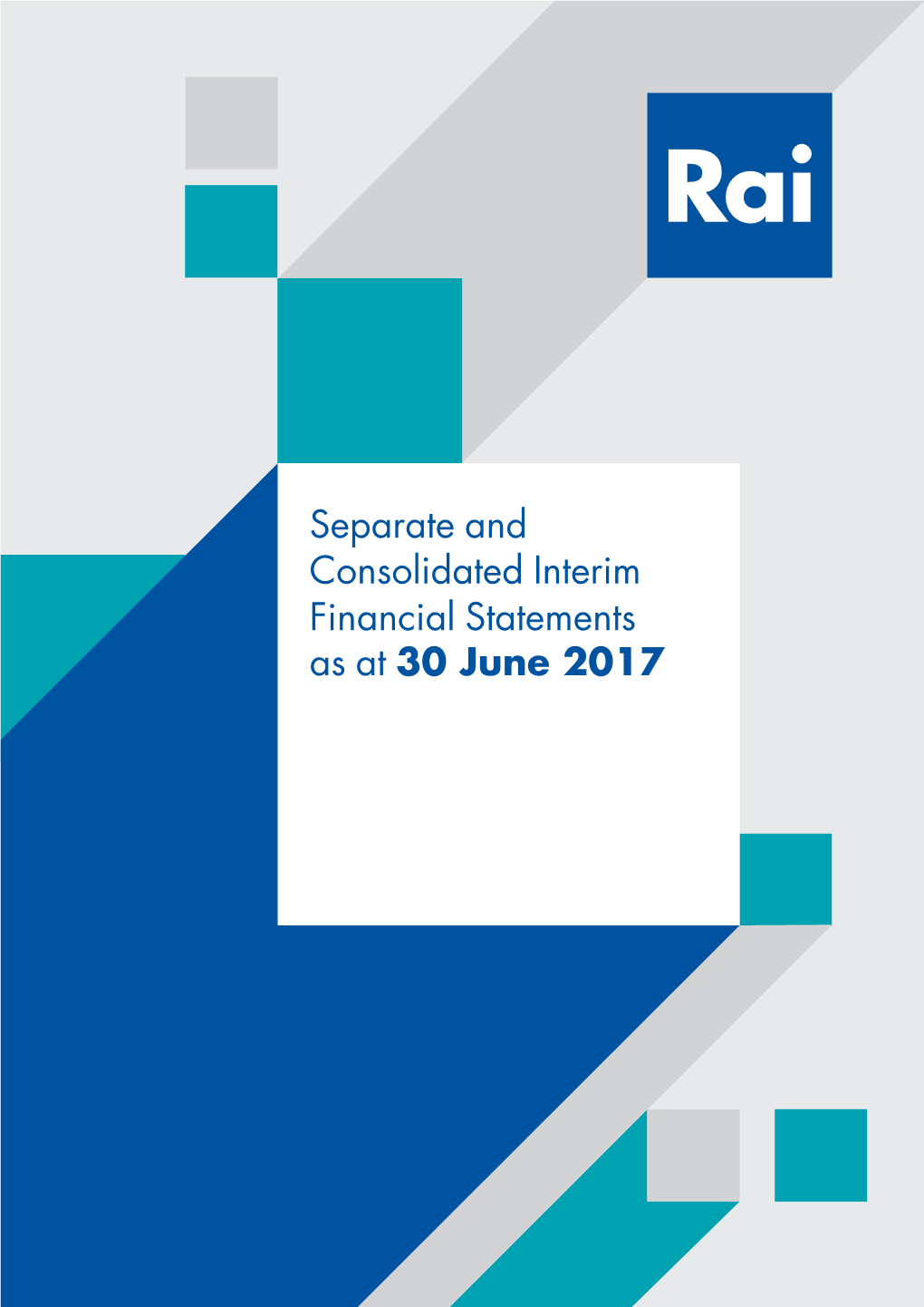 Separate and Consolidated Interim Financial Statements As at 30 June 2017