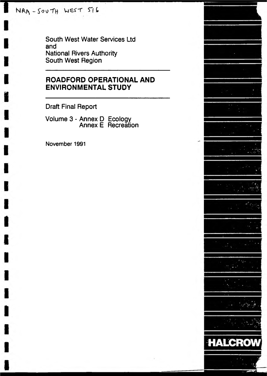 Roadford Operational and Environmental Study