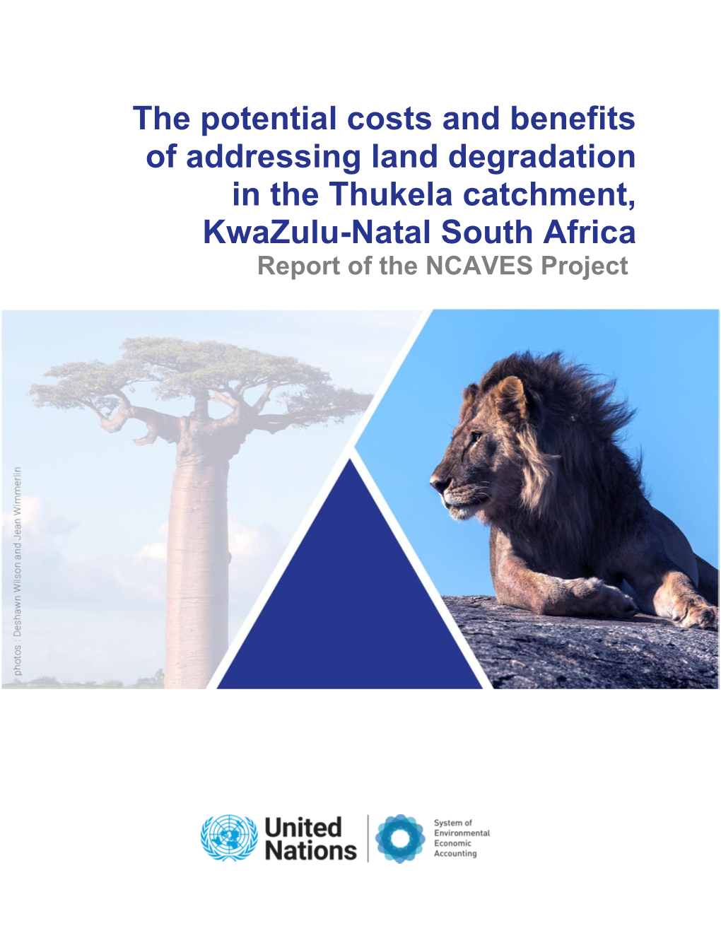 The Potential Costs and Benefits of Addressing Land Degradation in the Thukela Catchment, Kwazulu-Natal South Africa Report of the NCAVES Project