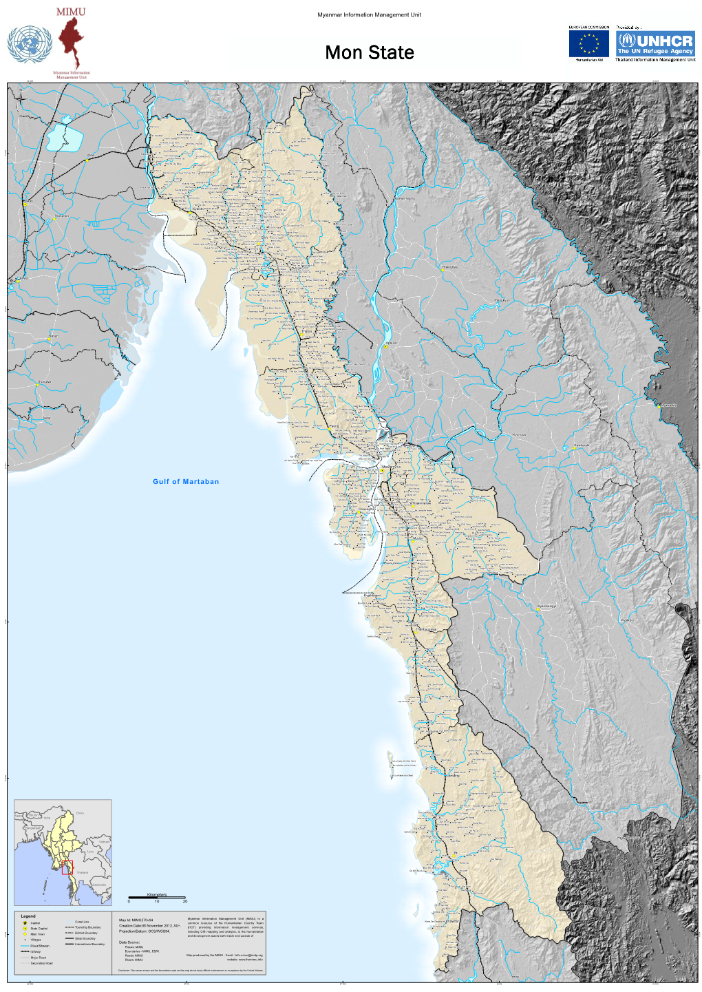 Mon State Topo, Myanmar (!