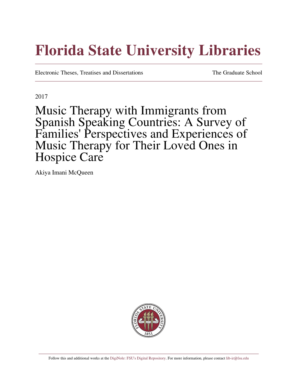 Florida State University Libraries