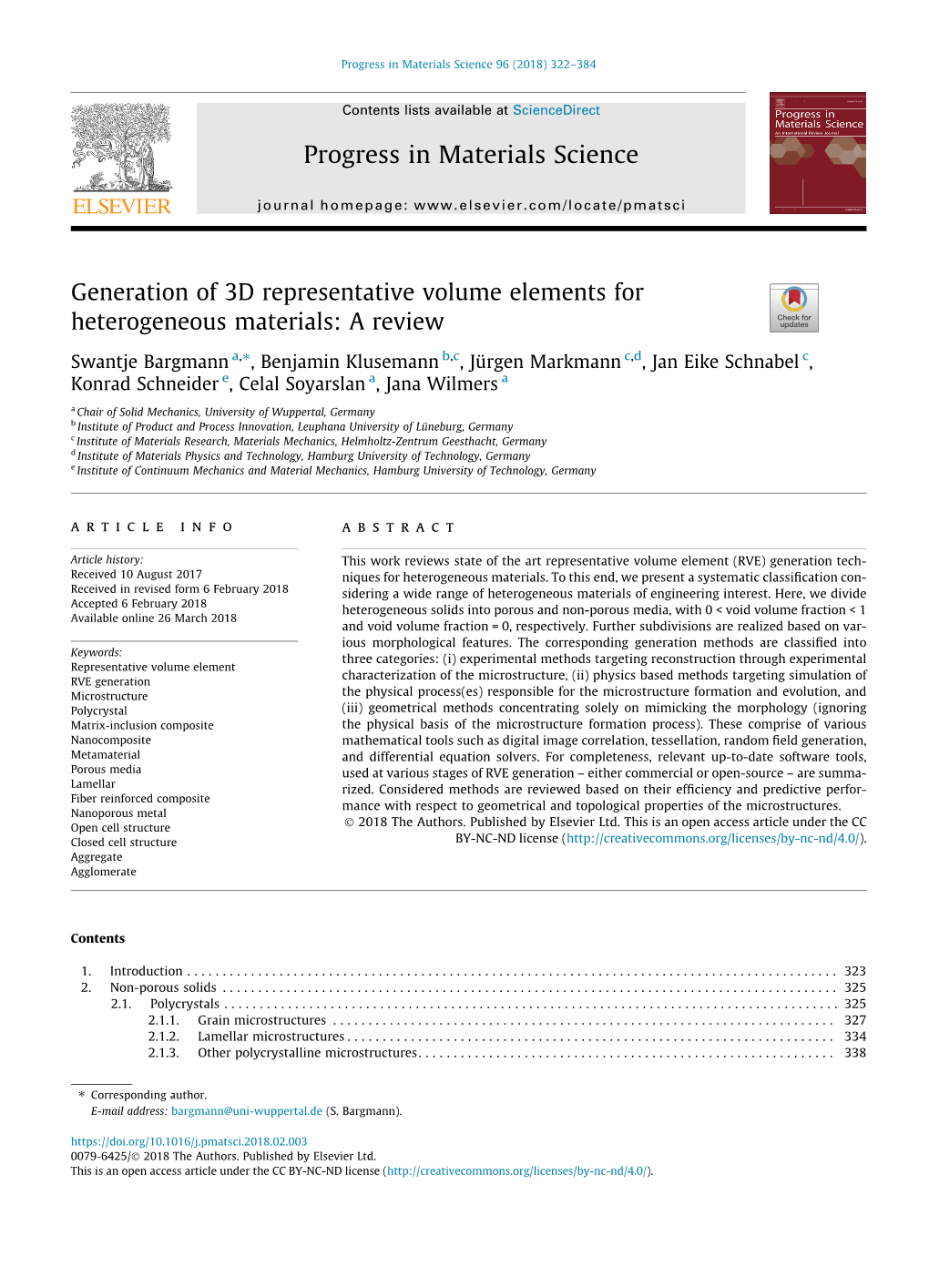 Progress in Materials Science 96 (2018) 322–384