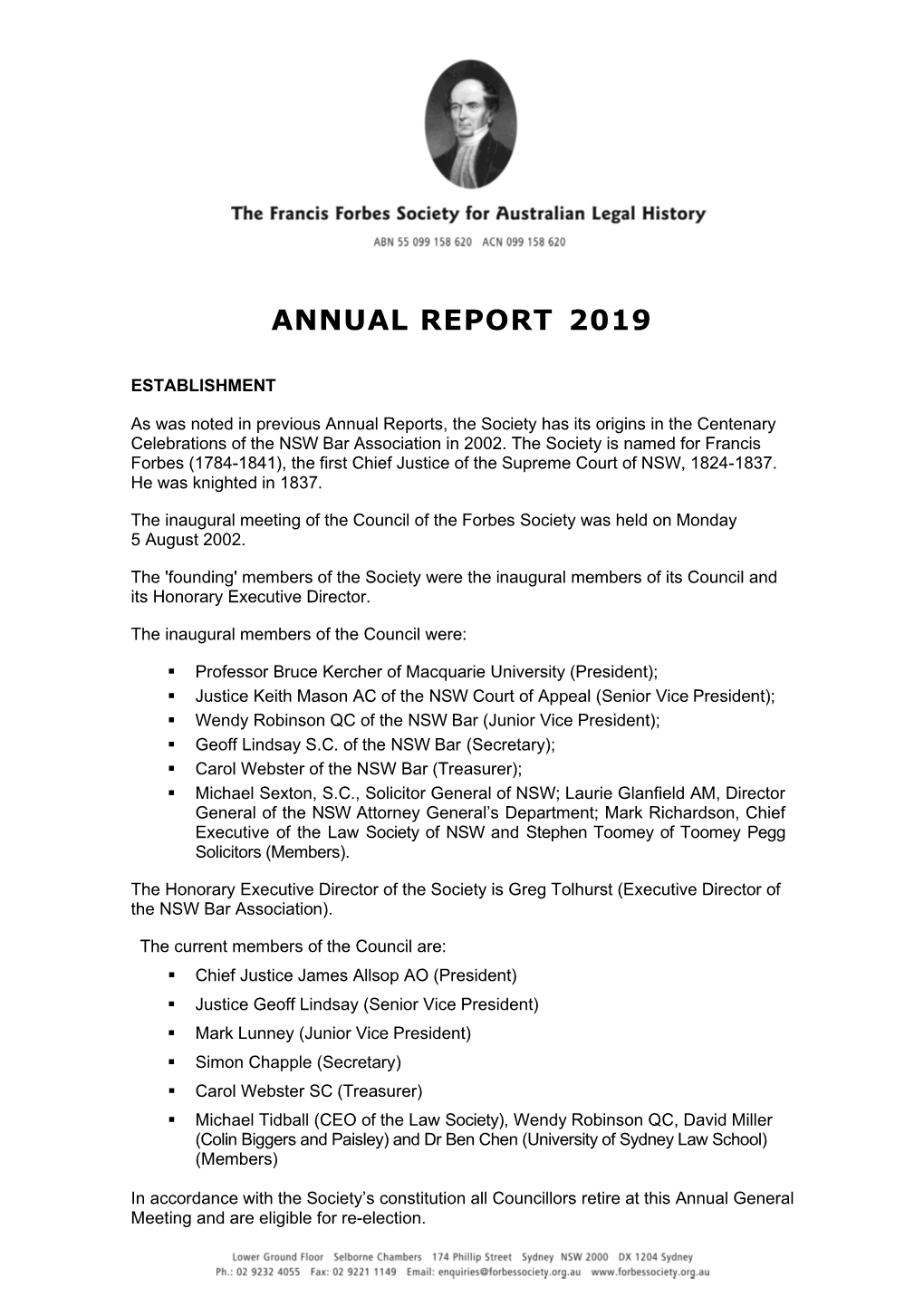 Annual Report 2019