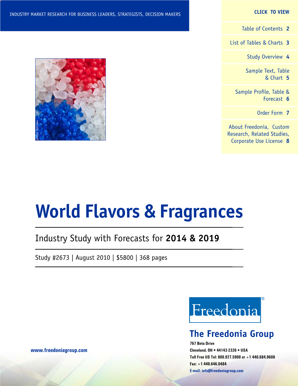 World Flavors & Fragrances