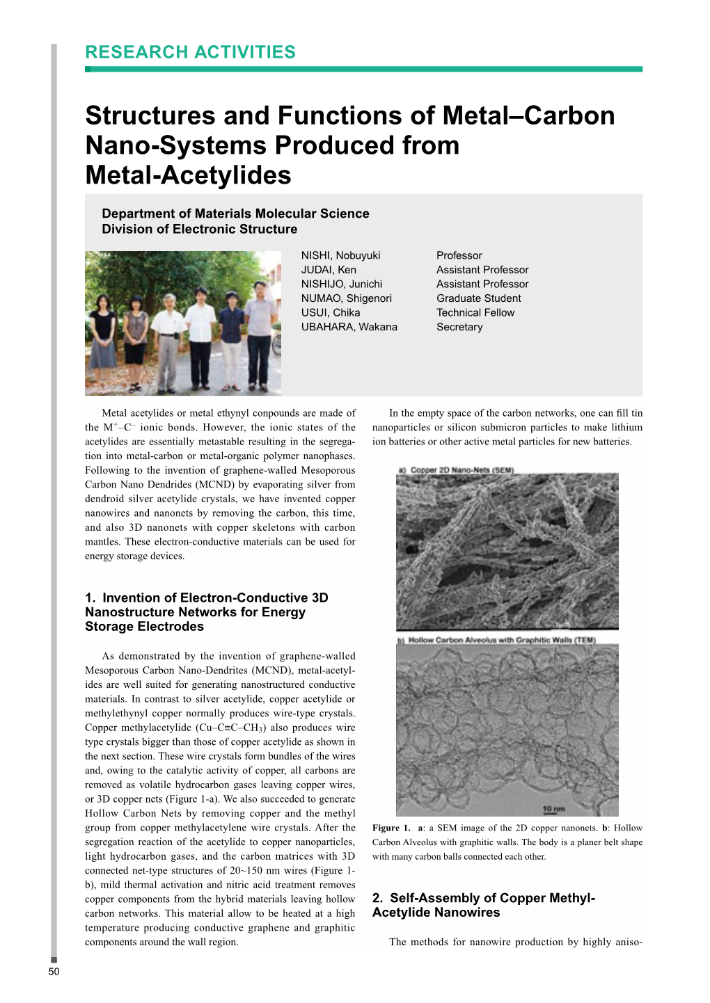 Structures and Functions of Metal–Carbon Nano-Systems Produced from Metal-Acetylides